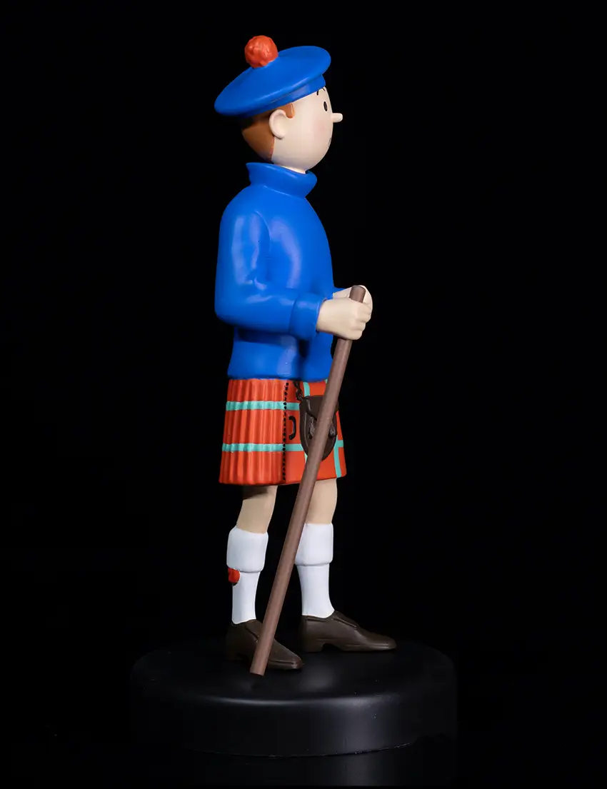 فیگور تن تن اسکاتلندی در جزیره سیاه Tintin in a Kilt
