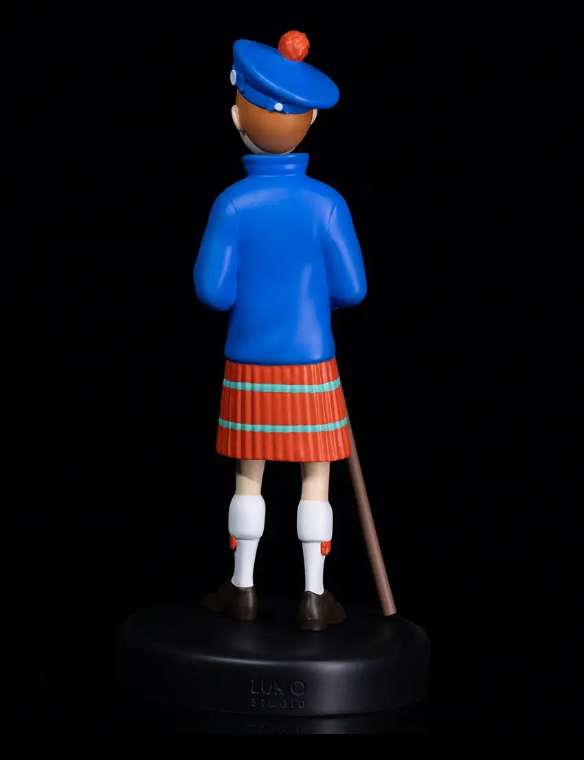 فیگور تن تن اسکاتلندی در جزیره سیاه Tintin in a Kilt