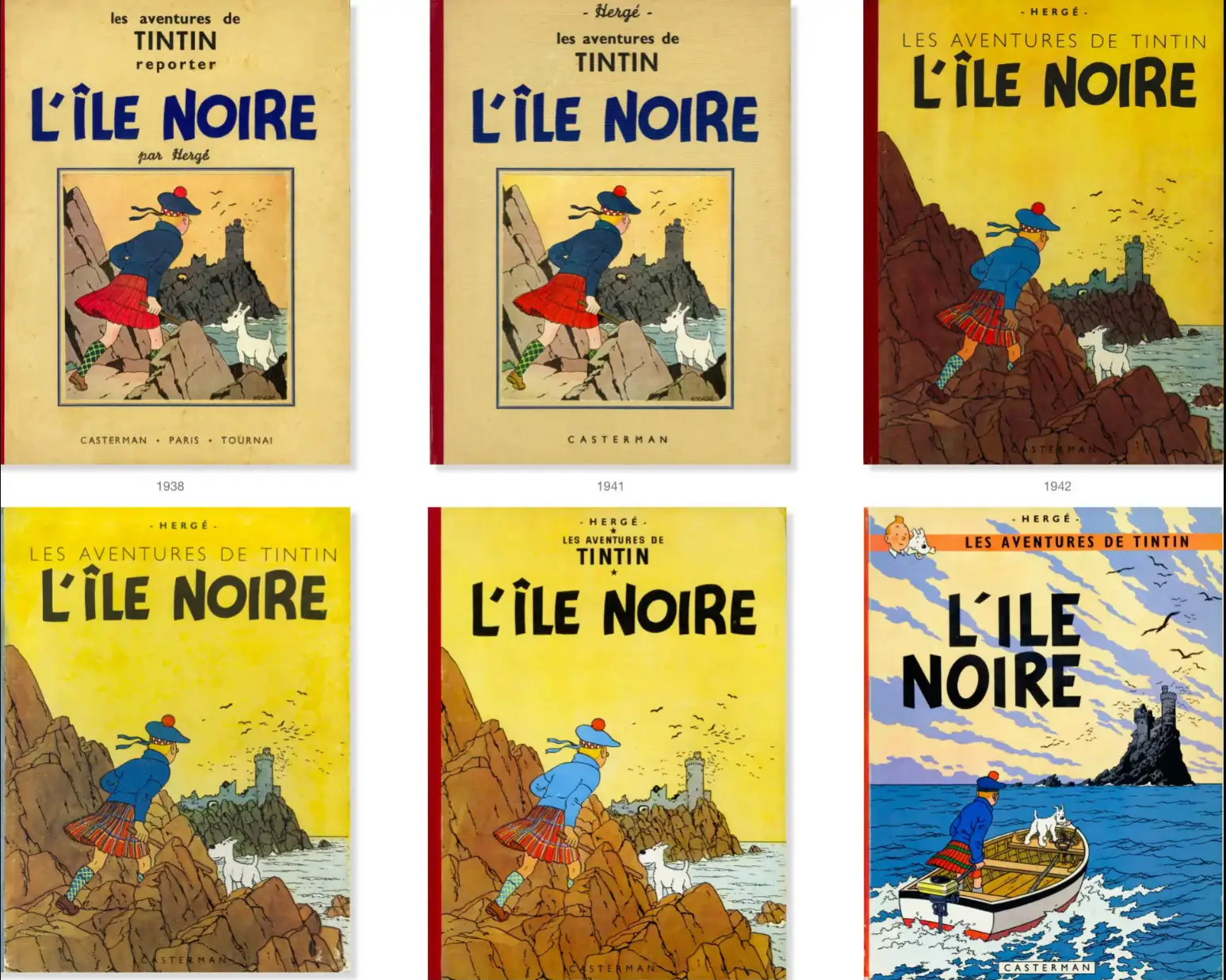 فیگور تن تن اسکاتلندی در جزیره سیاه Tintin in a Kilt