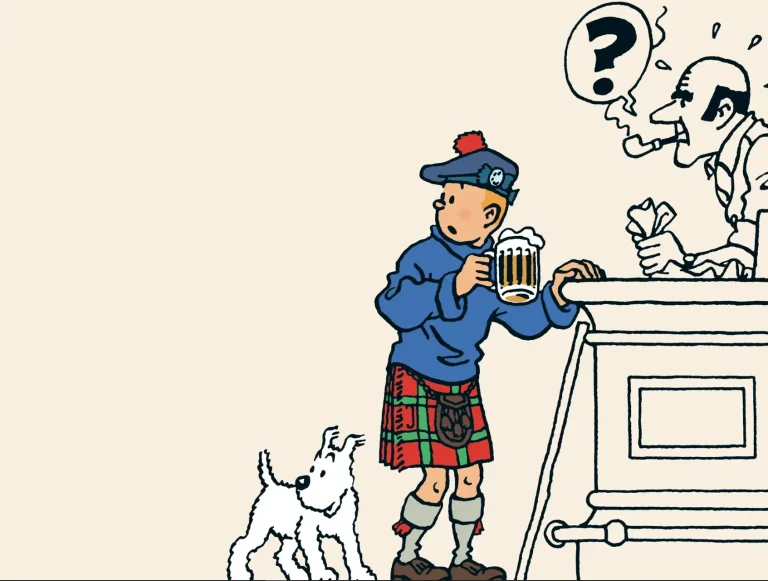 فیگور تن تن اسکاتلندی در جزیره سیاه Tintin in a Kilt - تصویر 6
